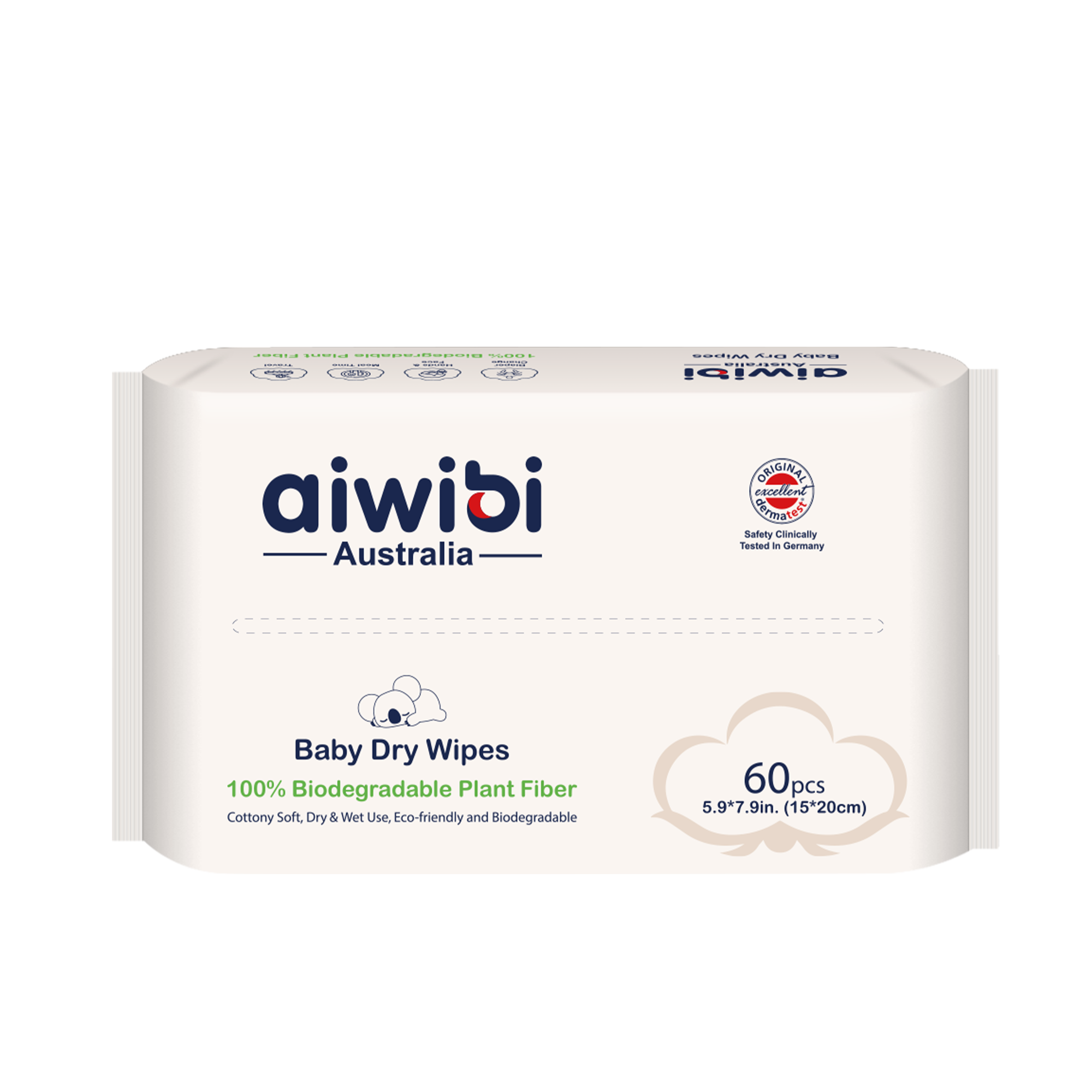 100% Biodegradable Dry Wipes